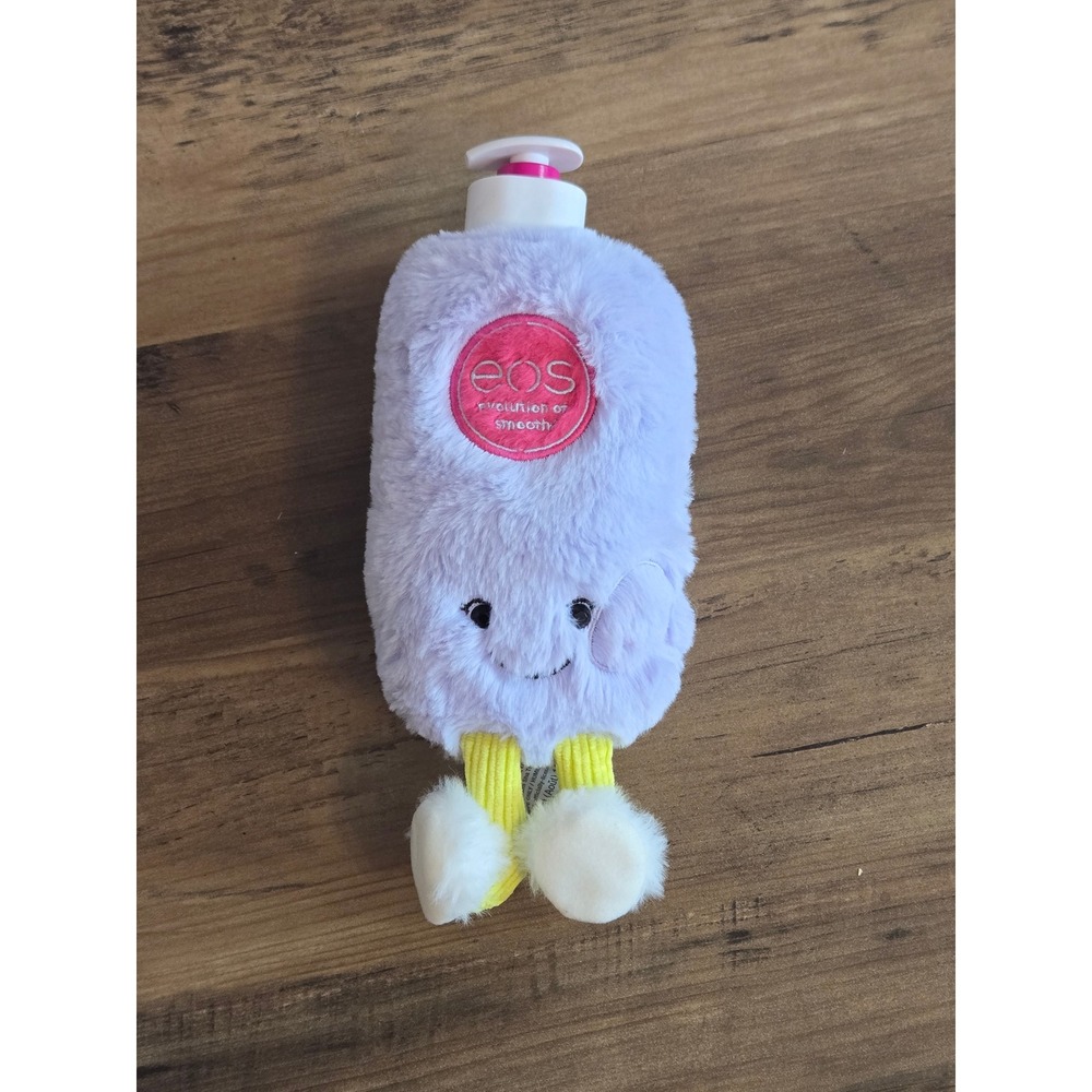 EOS Evolution of Smooth Zuru Plush Lavender Purple Lotion Bottle Character 9"